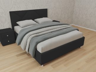 кровать линда велюр темно-серый