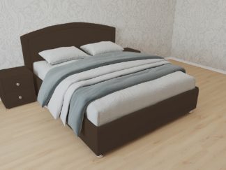 кровать майями велюр коричневый