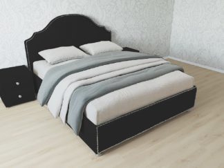 кровать мария велюр темно-серый