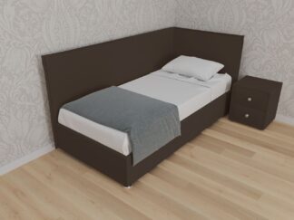 кровать суел велюр коричневый