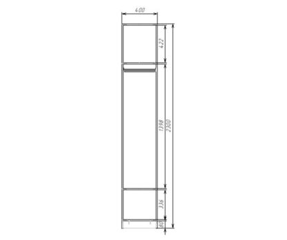 Шкаф эш1-23-4с