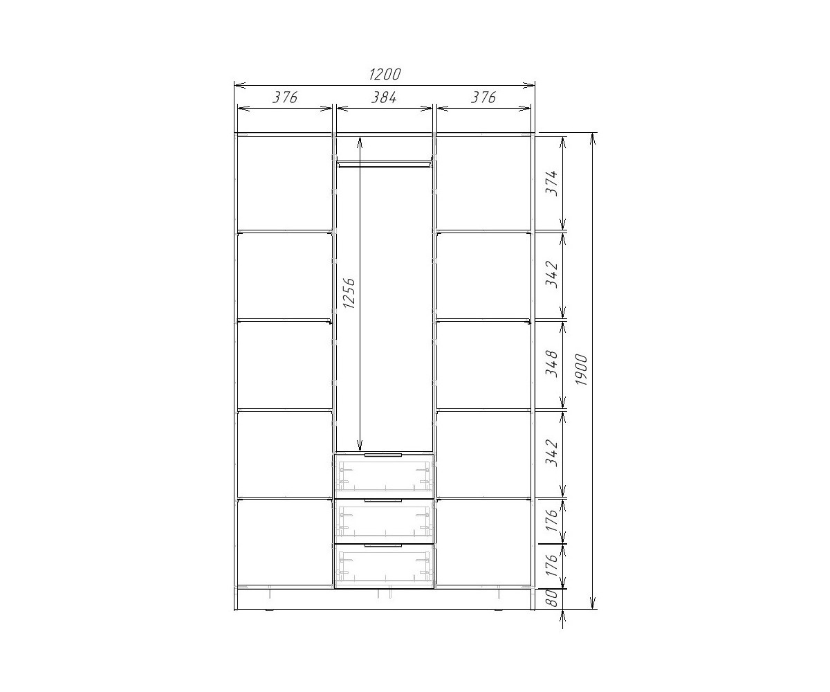 эш3-19-12-3яс Шкаф эш3-19-12-3яс