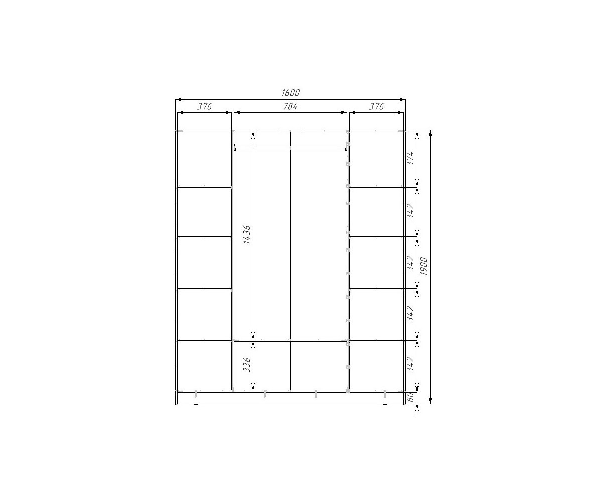 эш3-19-16с Шкаф эш3-19-16с