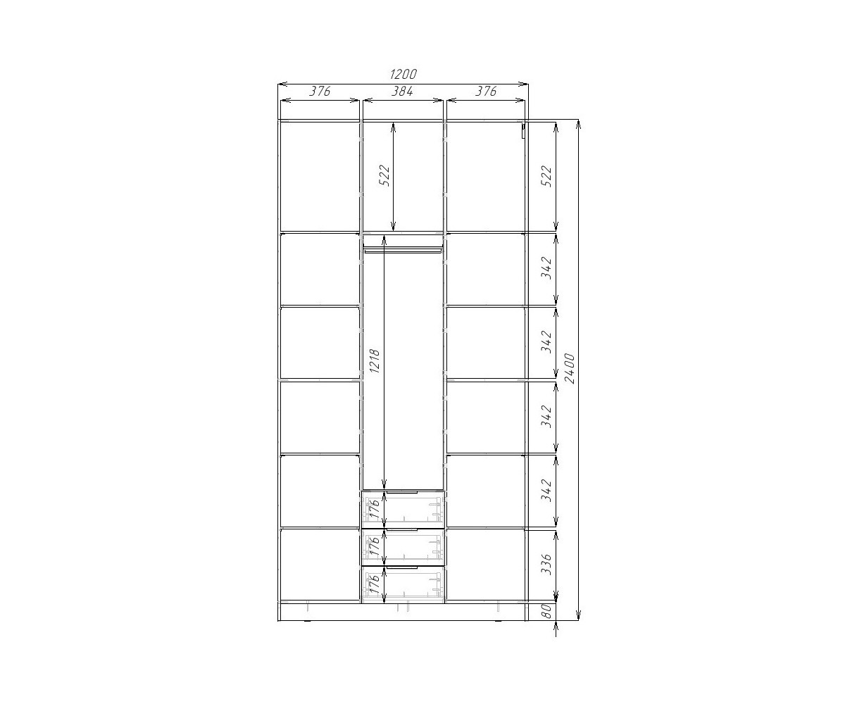 эш3-24-12-3яс Шкаф эш3-24-12-3яс