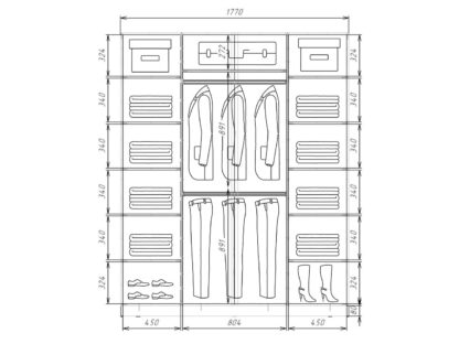 Шкаф купе шк2218с2