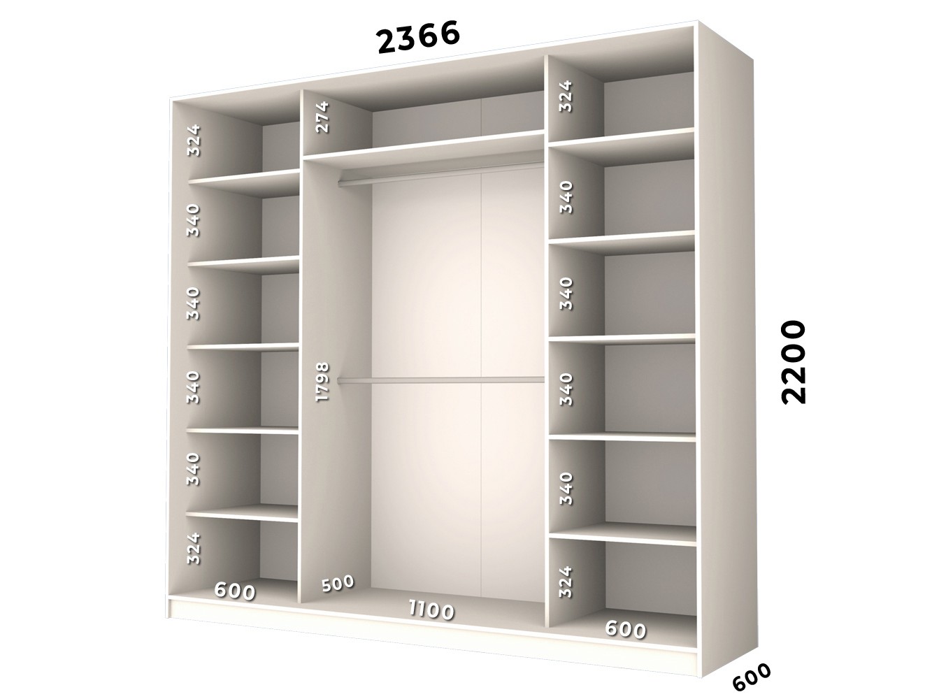 шк2224с2 Шкаф купе шк2224с2