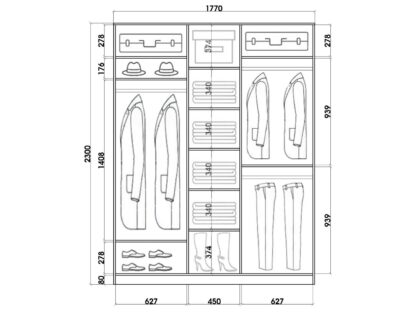 Шкаф купе шк2318с