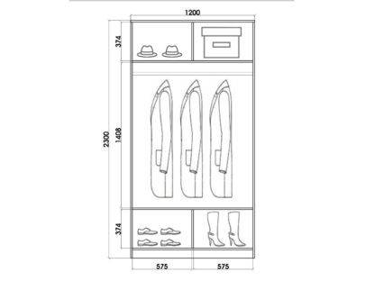Шкаф купе шк23412с2