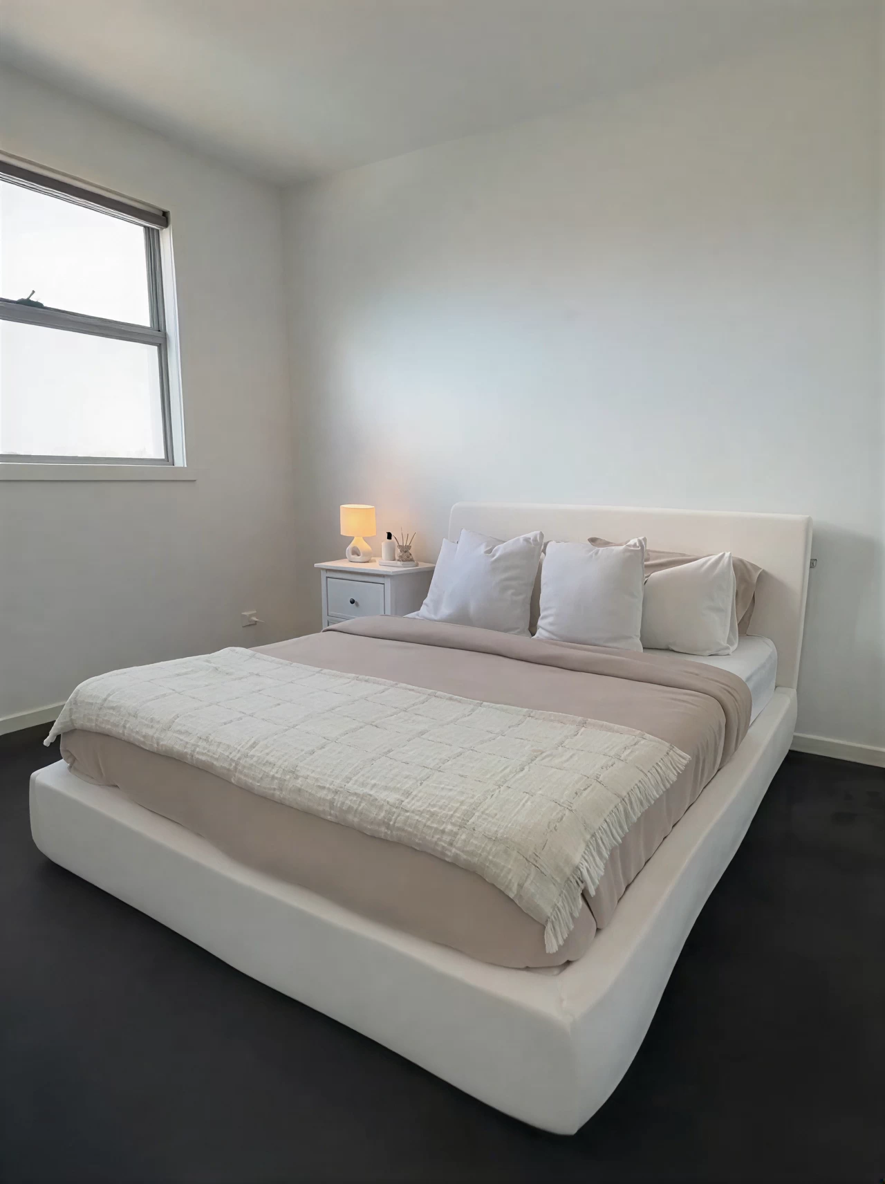 бескаркасная кровать