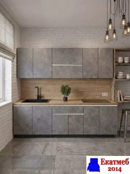 Кухня 2 метра бетон